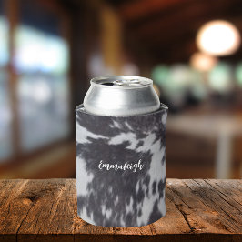 ホルスタインフェイクカウレザーナチュラルルック 缶クーラー