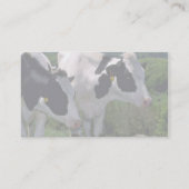 ホルスタイン乳牛 名刺 (裏面)