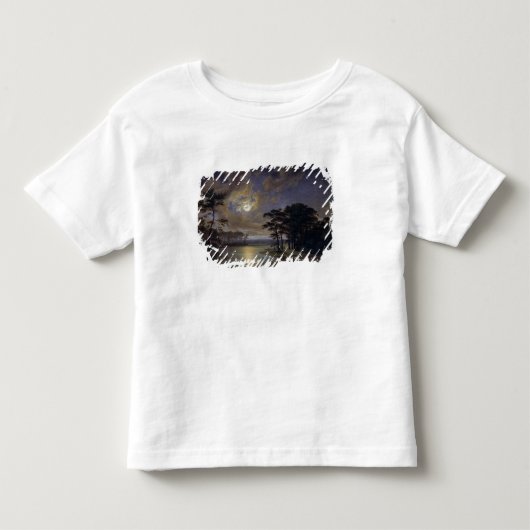 ホルスタイン海の月光1847年 トドラーTシャツ (正面)