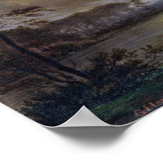 ホルスタイン海 – Moonlight, 1847 ポスター (角)