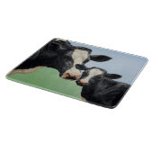 ホルスタイン牛と子牛 カッティングボード (角)