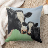 ホルスタイン牛と子牛 クッション (ブランケット)