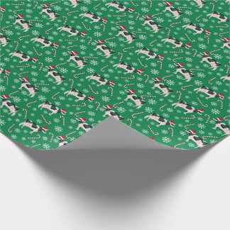 ホルスタイン牛のクリスマス ラッピングペーパー