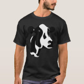 ホルスタイン牛の農家 Tシャツ (正面)