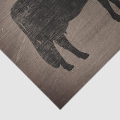 ホルスタイン牛シルエットの素朴なスタイルのかわいい国 薄葉紙 (詳細)