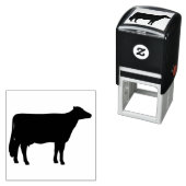 ホルスタイン牛シルエット セルフインキングスタンプ (インサイチュ)