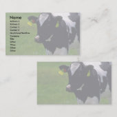 ホルスタイン種乳牛 名刺 (正面/裏面)