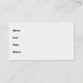 ホルスタイン酪農場の名刺: パステルの芸術 名刺 (裏面)