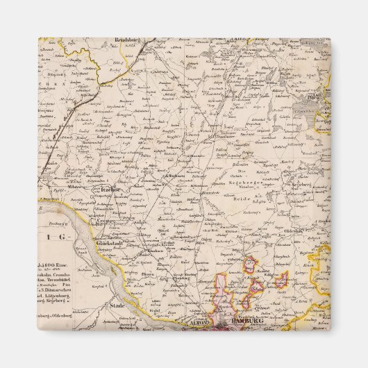 ホルスタイン、ドイツ2 マグネット (正面)