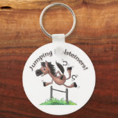 ホルスティーナーのジャンプ！ キーホルダー (正面)