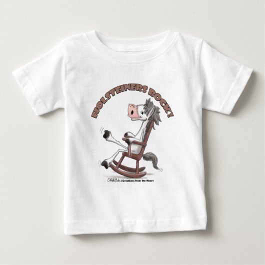 ホルスティーナーロック！ ベビーTシャツ (正面)