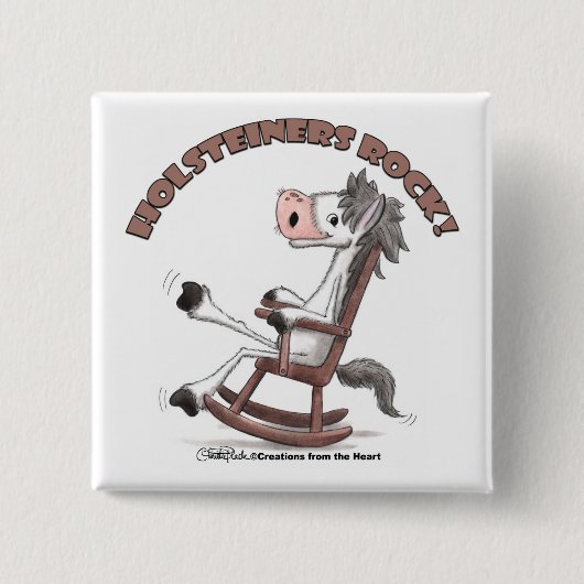 ホルスティーナーロック！ 缶バッジ (正面)