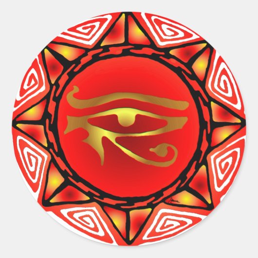 ホルス嵐 ラウンドシール (正面)