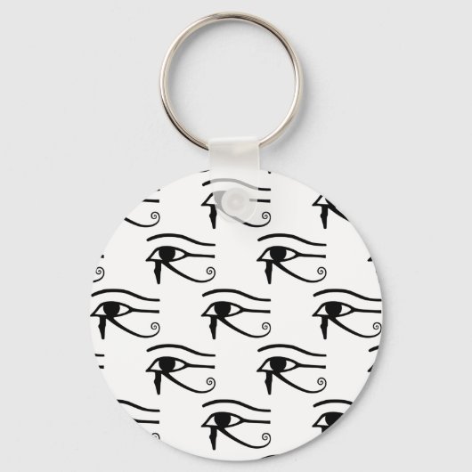 ホルス模様の目 キーホルダー (正面)