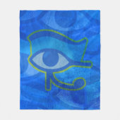 ホルス眼 フリースブランケット (正面)