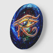 ホルス眼 ラージ壁時計 (傾斜)