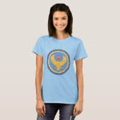 ホルス神の王の3/4スリーブシャツ Tシャツ (正面フル)