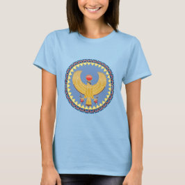 ホルス神の王の3/4スリーブシャツ Tシャツ
