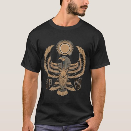ホルス、太陽の眼 Tシャツ (正面)