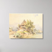 ホルズヒュッテアムゼー – カール・ラフィット キャンバスプリント (正面)