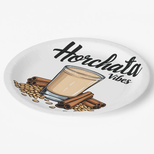 ホルタカビベスメスペインのキシカンのドリンク愛好家 ペーパープレート (アングル)