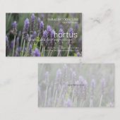 ホルタス-ラベンダー名刺 名刺 (正面/裏面)