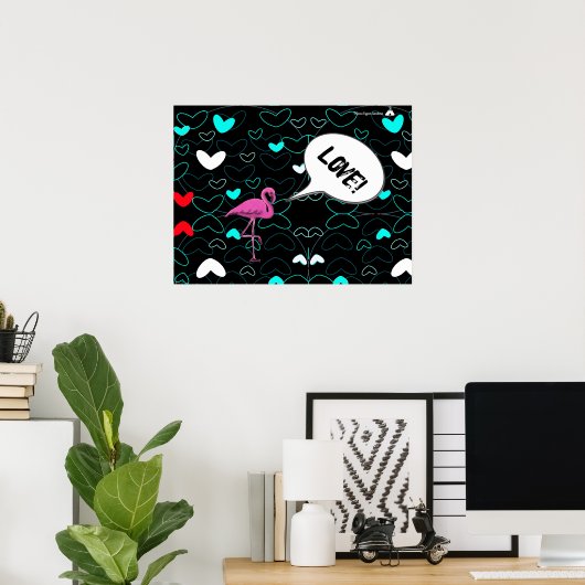 ホルタン愛 ポスター (ホームオフィス)