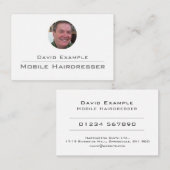 ホルダー写真付き携帯用美容院 名刺 (正面/裏面)