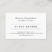 ホルダー写真付き防犯警報装置 名刺 (裏面)