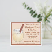 ホルチャタオルキサタメキシコ飲料食品フェスティバル インビテーションポストカード (スタンド正面)