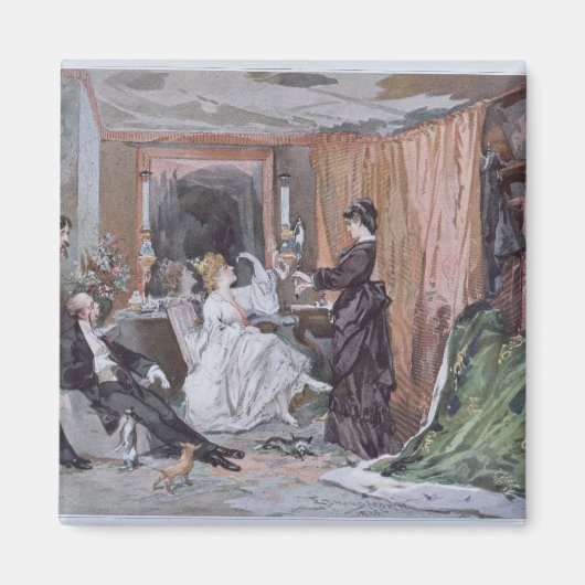 ホルテンス・シュナイダーの化粧室 マグネット (正面)