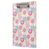 ホルトンはAを聞く | パステルフラワーパターン クリップボード (左)
