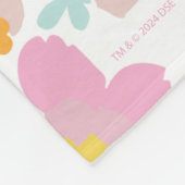 ホルトンはAを聞く | パステルフラワーパターン フリースブランケット (角)