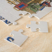 ホルニマンの純茶のヴィンテージ広告 ジグソーパズル (側面)