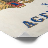 ホルニマンの純茶のヴィンテージ広告 ポスター (角)