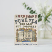 ホルニマンの純茶のヴィンテージ広告 ポストカード (スタンド正面)
