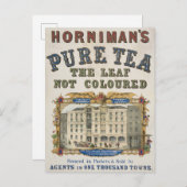 ホルニマンの純茶のヴィンテージ広告 ポストカード (正面/裏面)