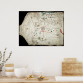 ホルヘ地図 – 1492 ポスター (キッチン)