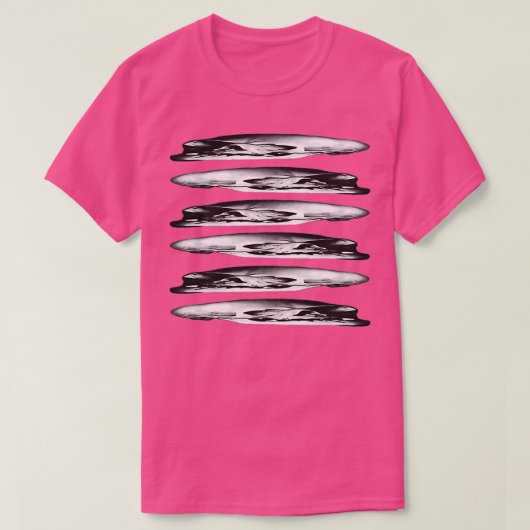 ホルベインアナモルフィックスカル Tシャツ (デザイン正面)