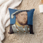 ホルベイン・ヘンリー8世ポートレート クッション (ブランケット)