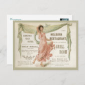ホルボーン・レストラン ポストカード (正面/裏面)