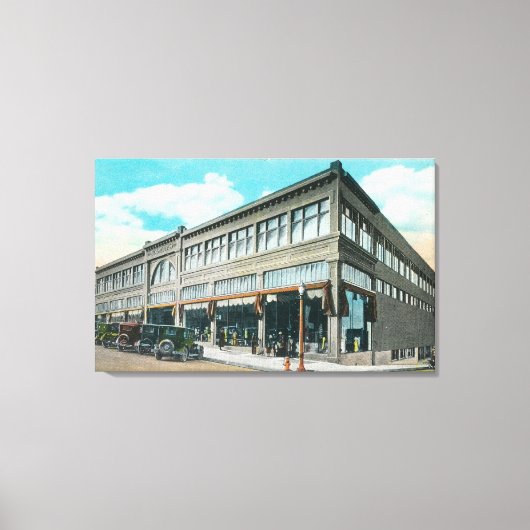 ホルマン百貨店の外観 キャンバスプリント (正面)