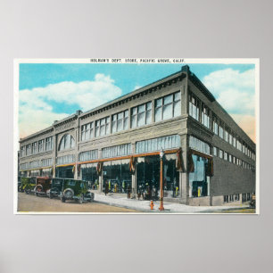 ホルマン百貨店の外観 ポスター