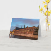 ホルメンズチャーチコペンハーゲンデンマーク カード (黄色い花)