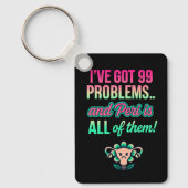 ホルモンおもしろい子宮 キーホルダー (正面)