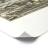 ホルヨーク， MAパノラママップ – 1881 ポスター (角)