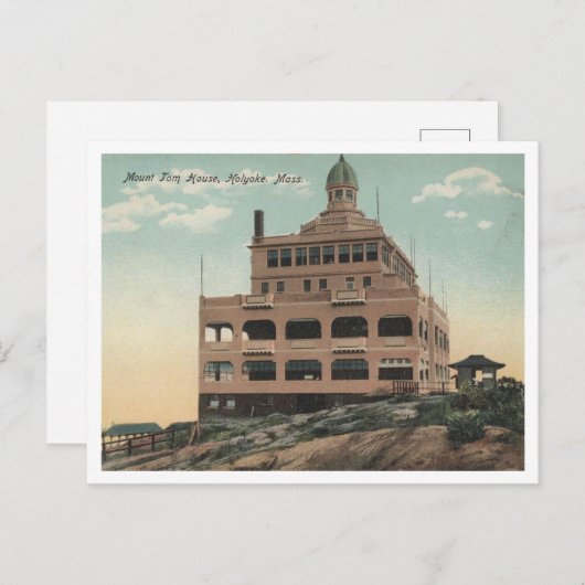 ホルヨークMA、山トムハウス, 1905 ポストカード (正面/裏面)