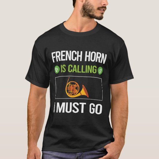 ホルンと呼フランスのぶ Tシャツ (正面)