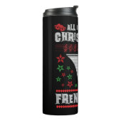 ホルンフランスのの醜いクリスマスセーター タンブラー (回転左)