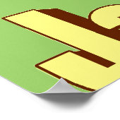 ホルン付きジャズフェストレディ ポスター (角)